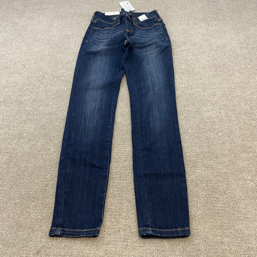 Judy Blue Skinny Jeggings Womens 0/24 Dark Wash Mid Rise Pull On Denim JB8846